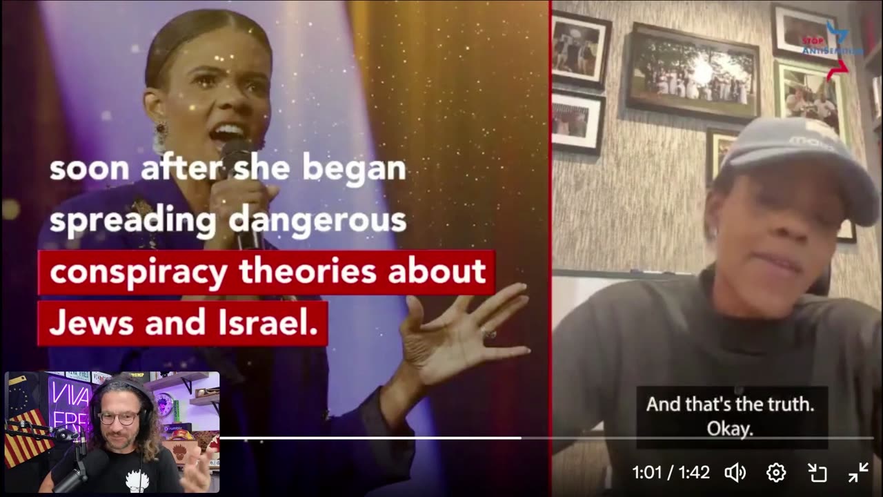 Candace Owens Named "Antisemite of the Year" - Religion-Baiting NONSENSE! Viva Frei Clip