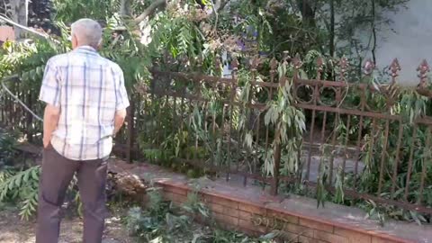 Ostřelování doněcké Leninské čtvrti Ukrajinskými nacisty