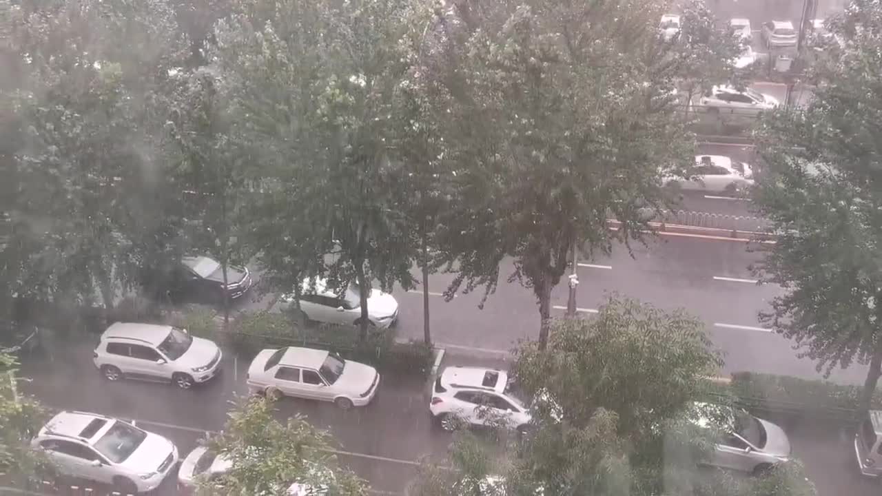 View from apartment window in China