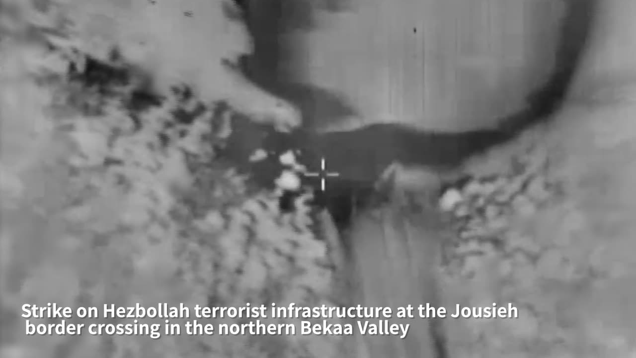 IDF: Overnight, with the direction of IDF intelligence, the IAF struck Hezbollah