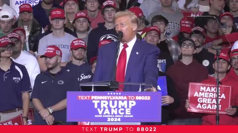 President Trump in State College, PA