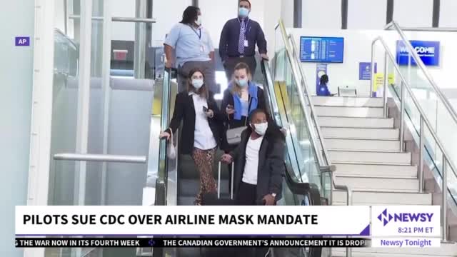 Airline Pilots Sue Over The Federal Mask Mandate