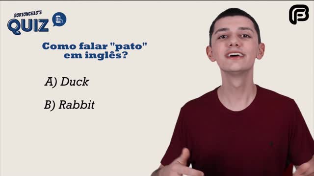 Bortoncello's Quiz | Aprenda INGLÊS com PERNA LONGA