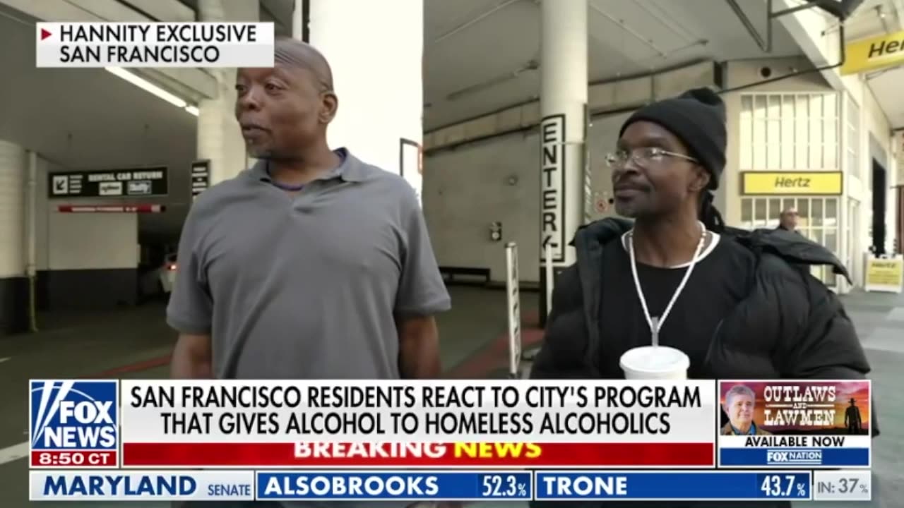 Sean Hannity (Fox) : Homeless Alcoholics In San Francisco To Get Free Alchohol From Government