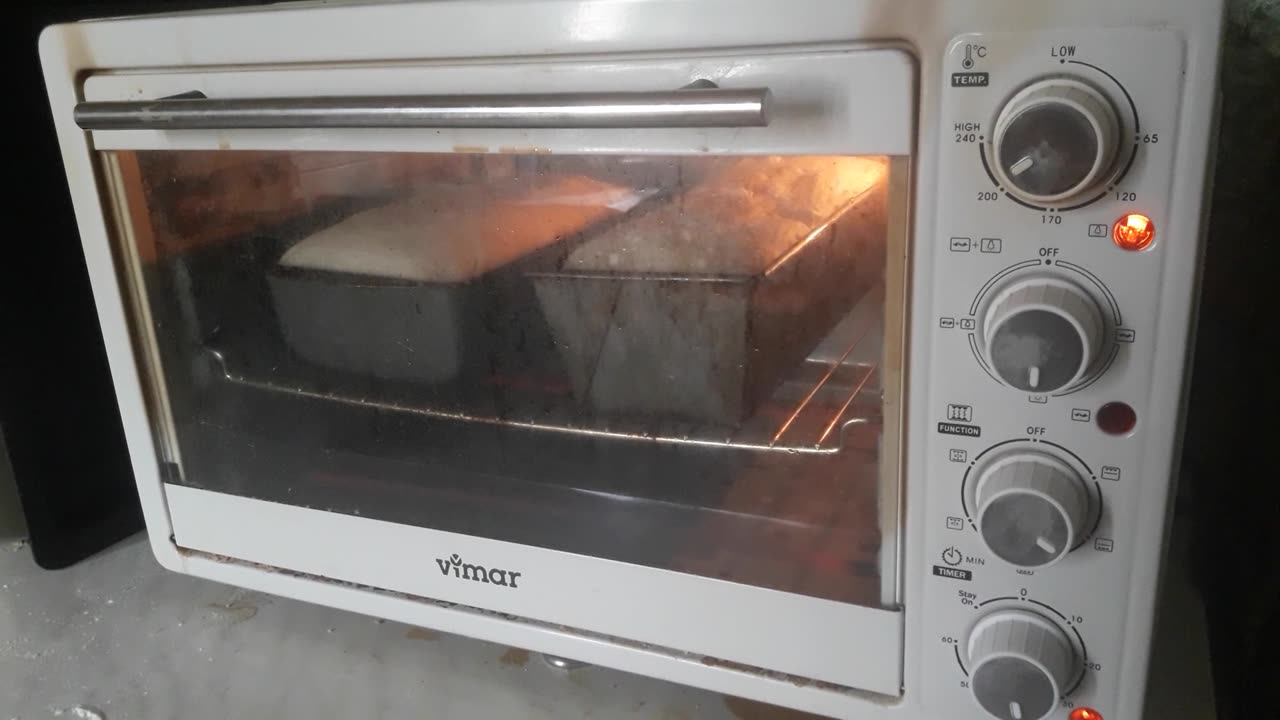 Bread in an electric oven