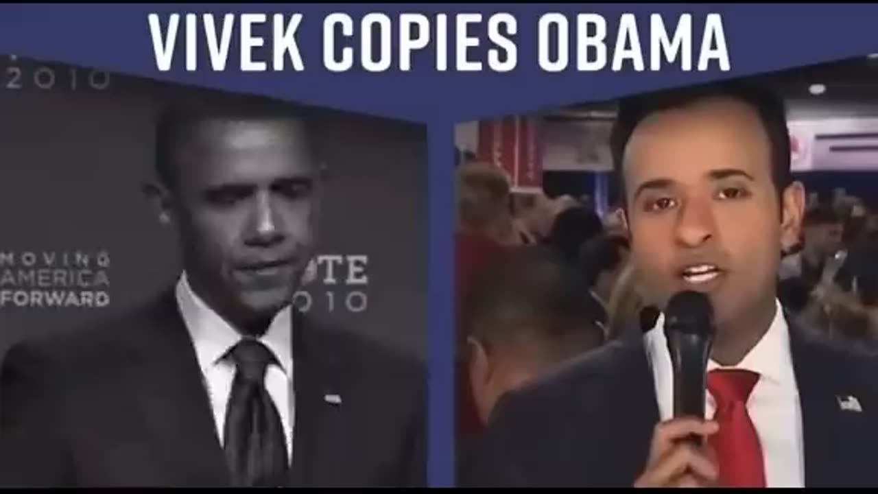 VIVEK vs OBAMA = Vivek copies Obama WORD FOR WORD. Will they fool you again?