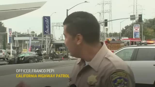 Five killed in fiery Southern California crash