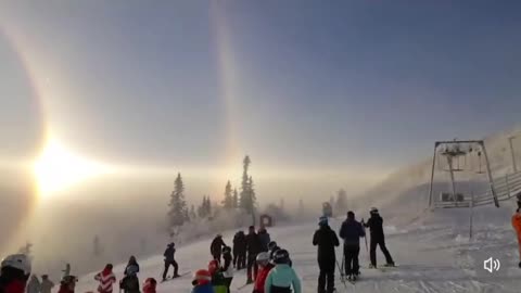 Rare Solar Halo Witnessed in Sweeden