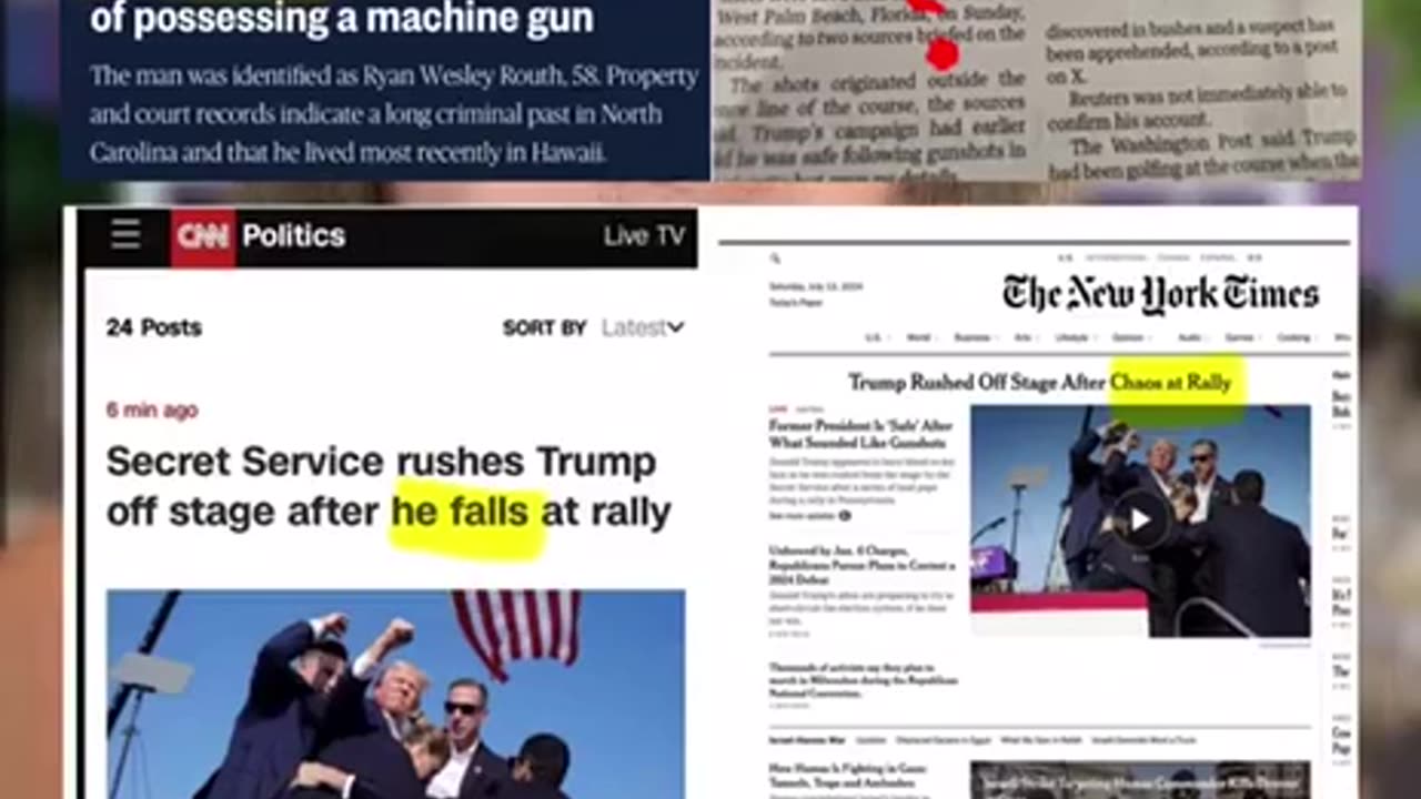 Trump shooters & Blackrock