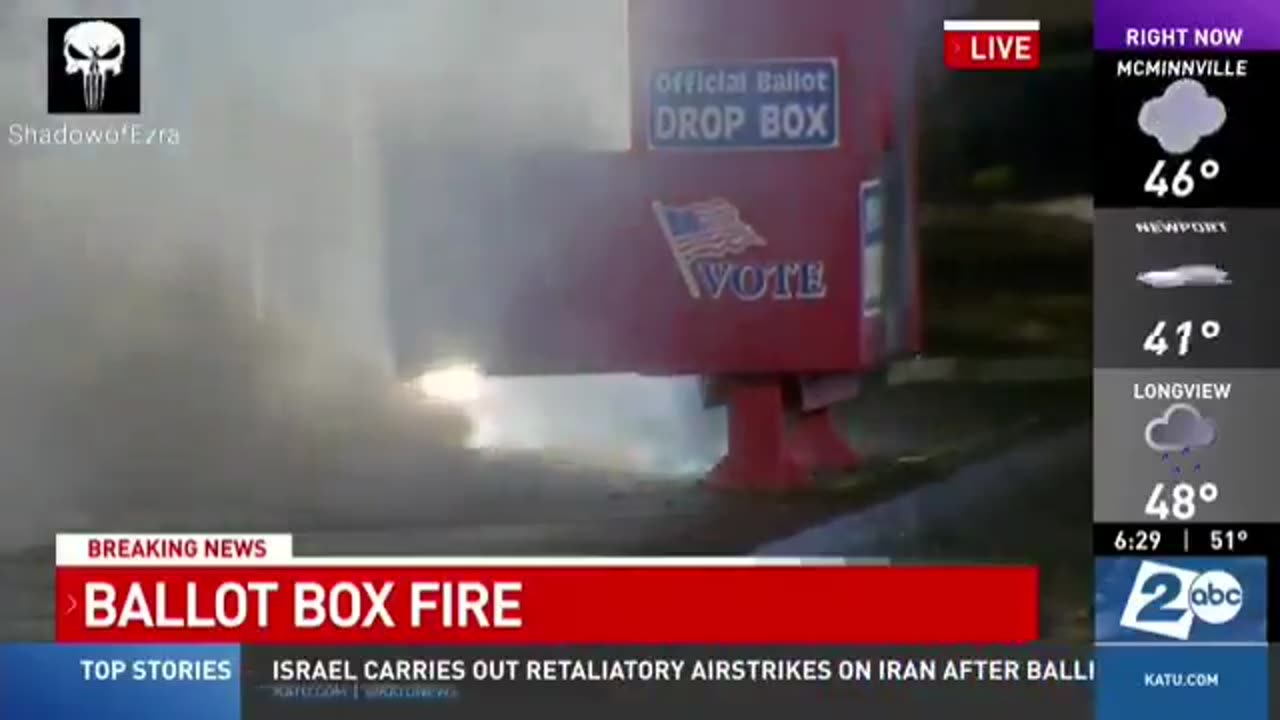 Hundreds of Ballots Set Ablaze in Washington State, One Involving an Incendiary Device