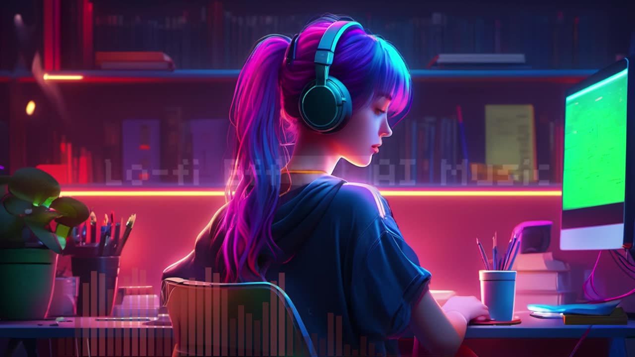 Lofi Music, Effect AI, Mix Session 5 - (1 Hour)