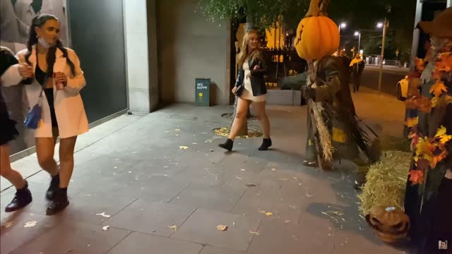 Giant Pumpkin Head