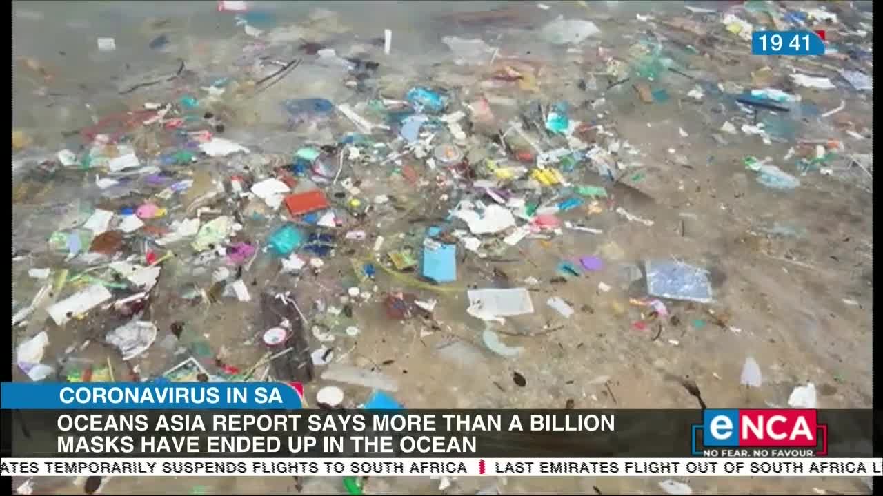 Billion mask turn up on beaches