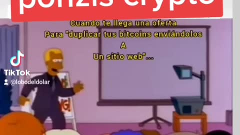 Los simpsons anticiparon los PONZIS