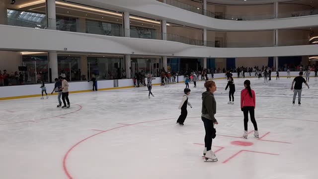 Ice skating