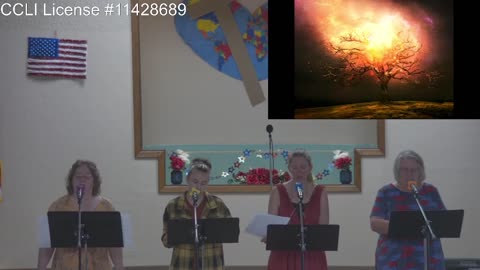 Moose Creek Baptist Church Sing “Speak Oh Lord” During Service 7-10-2022