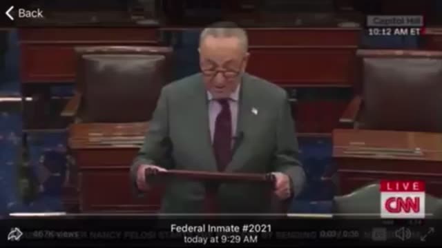 Schumer says Trump has insighted an Erection 🍆🤣