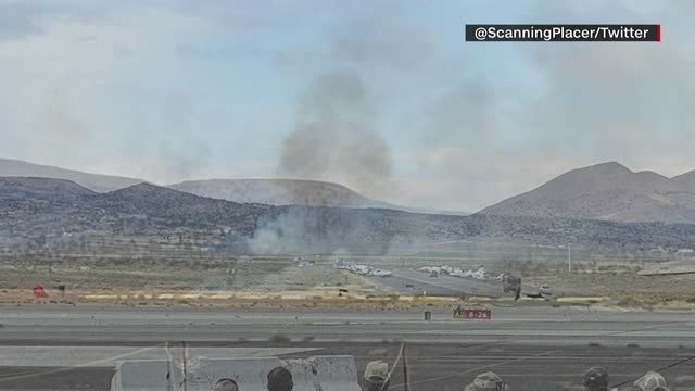 NV: Plane crashes during Reno air races