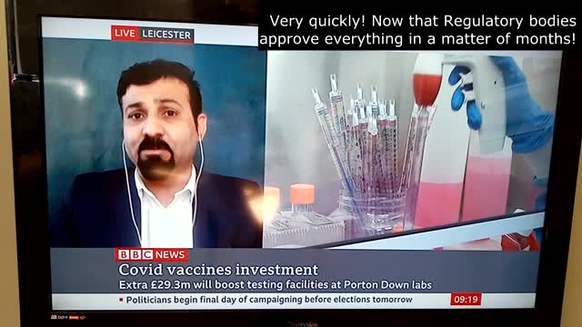 Dr Muhammed Munir - Hope not Science over Immunization - BBC 11 May 2021