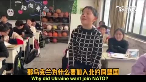 Elementary school kid in #CCPChina explains #RussiaUkraine War