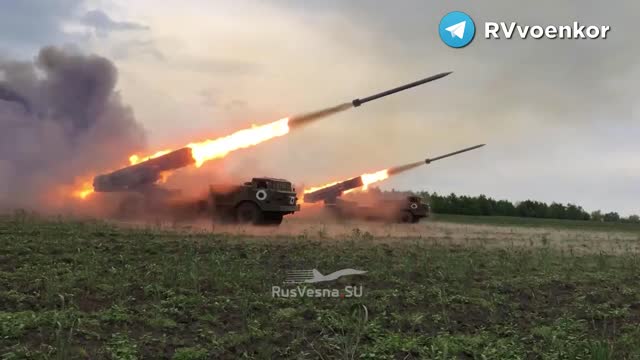 Ukraine War - Heavy multiple launch rocket system "Hurricane" burns out Ukrainian fighters