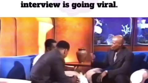 Footage of Mike Tyson having to move Diddy’s hand during an interview is going viral