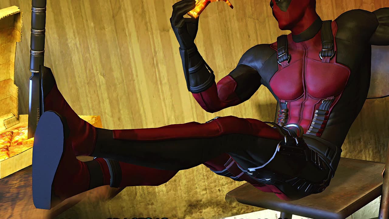 Deadpool eats pizza 👹🍕 | Deadpool: Video Game