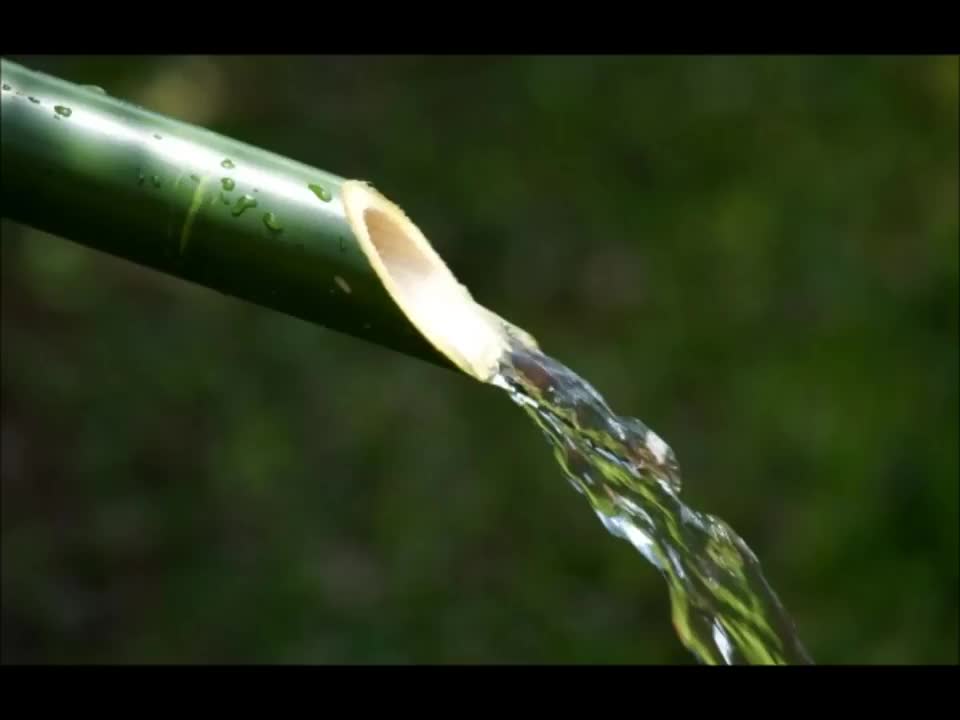 BAMBOO WATER FOUNTAIN nature sounds | natural water fountain sound