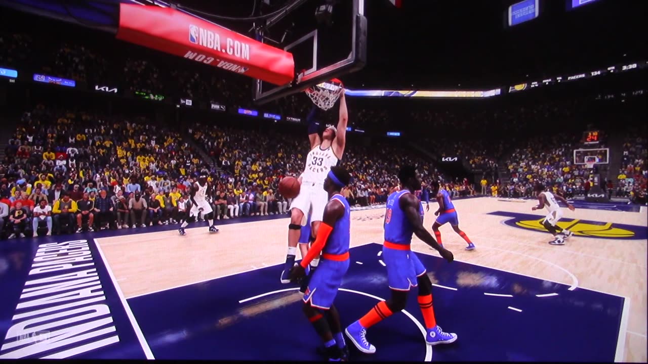 NBA2K: Indiana Pacers vs New York Knicks (Dunks-Buzzer Beater)