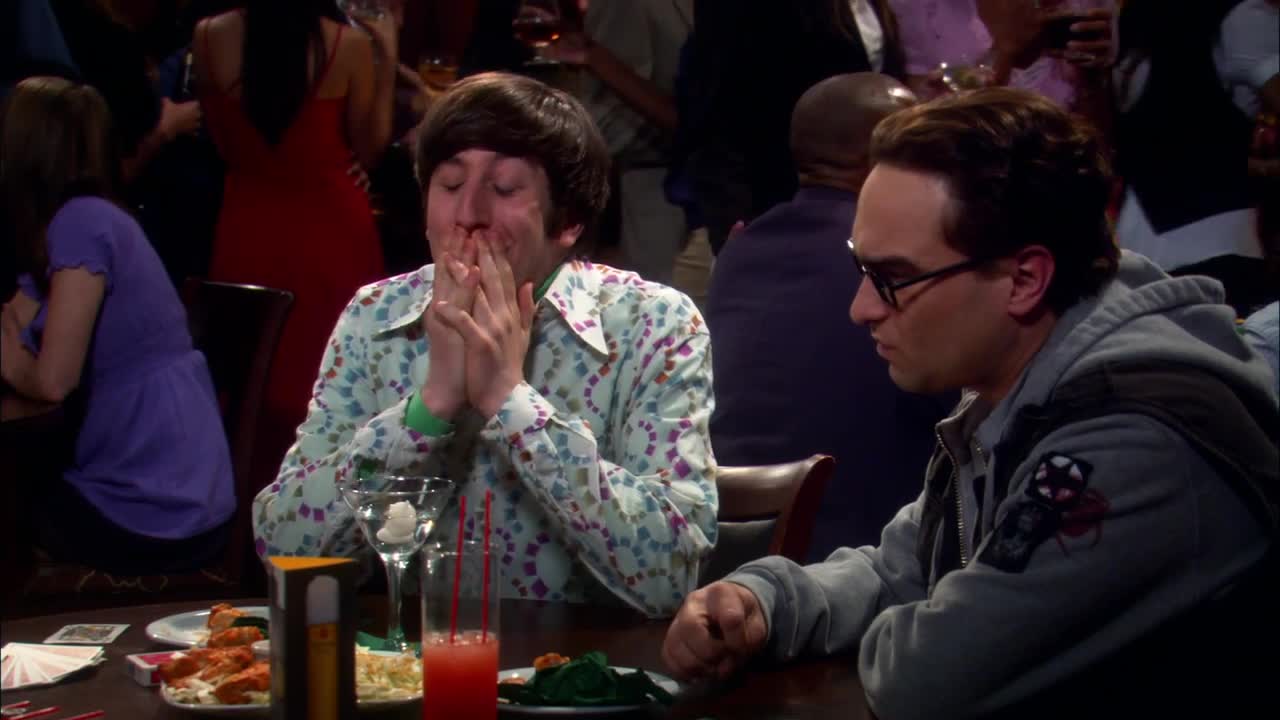 The Big Bang Theory- Leonard, Howard and Raj go to a Bar