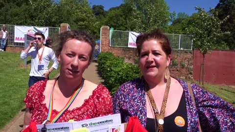 Exeter Devon Gay LGBTQIA+ Pride 2015 in City Centre
