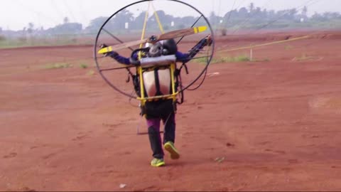 PARAMOTOR FOOT DRAG TRAINING!!!