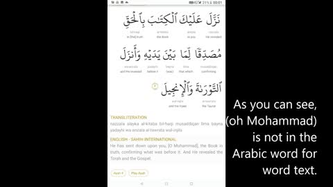 Sahih International English Qur'an adds words ... Not in the Arabic Qur'an. Why?