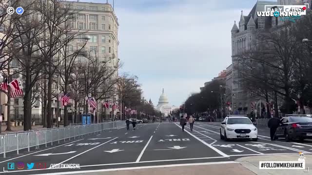 Metal detector checkpoint manned by Secret Service, not the National Guard