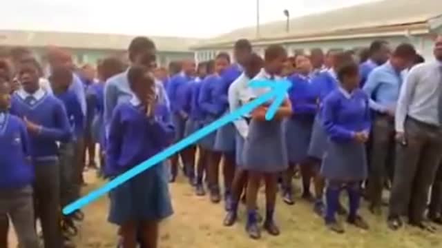 South African school assembly