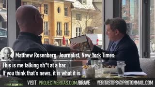 NY Times Reporter Retreats After Being Confronted By James O'Keefe