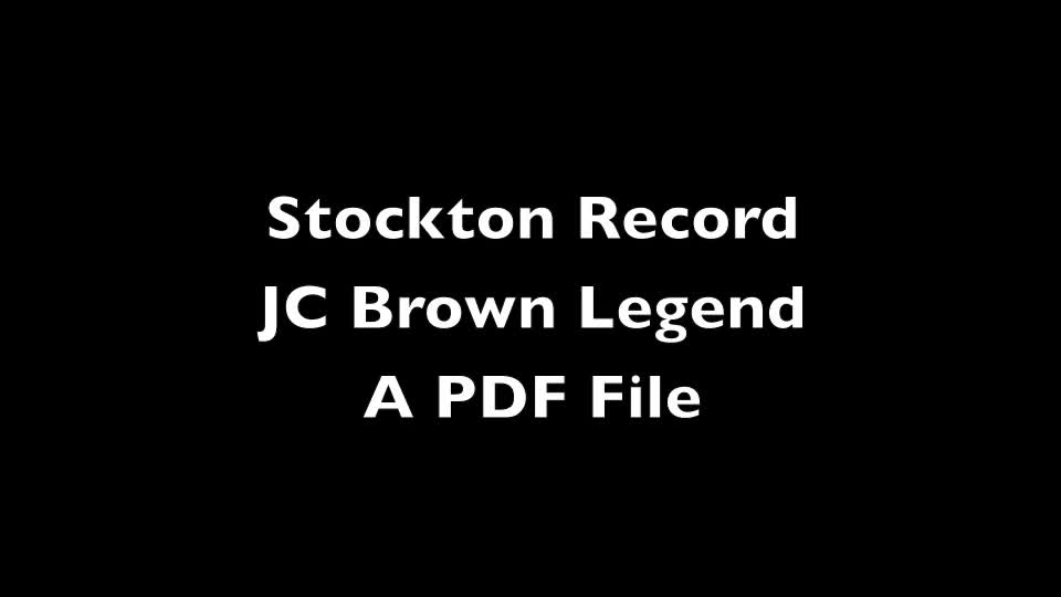 Stockton Record Revealed