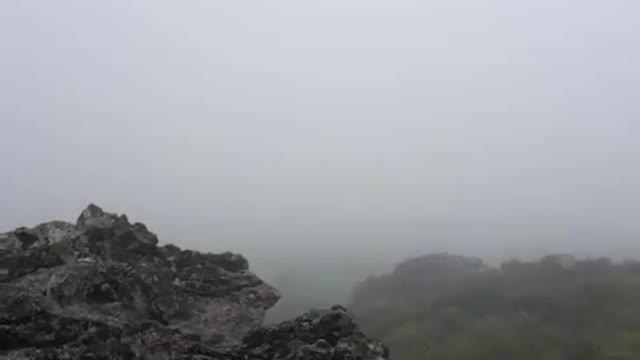 Top of Mt. Halla in Jeju Island, Korea