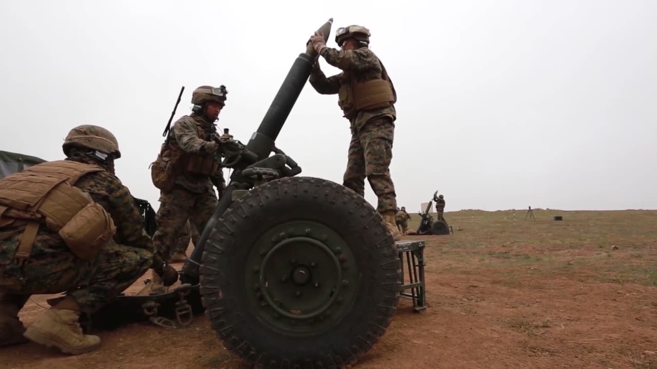 120MM Mortar Live Fire