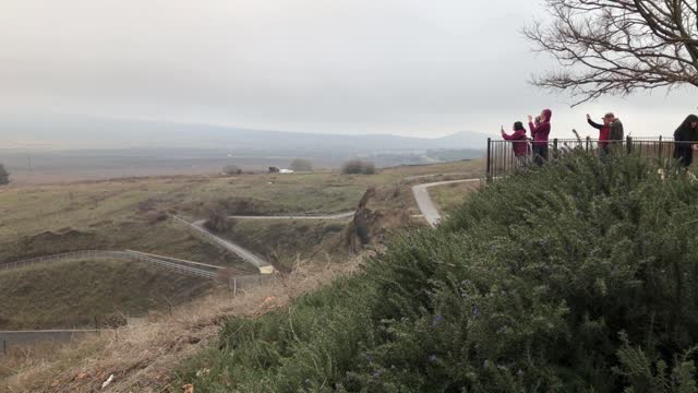 Day 3, 07: Israel History Lesson on the bus to the Syrian Border