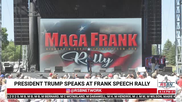 President Donald Trump Speaks at MAGA Frank Rally in New Richmond, WI 6/12/21