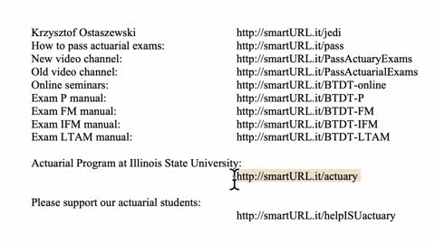 Exam P exercise for March 22, 2021