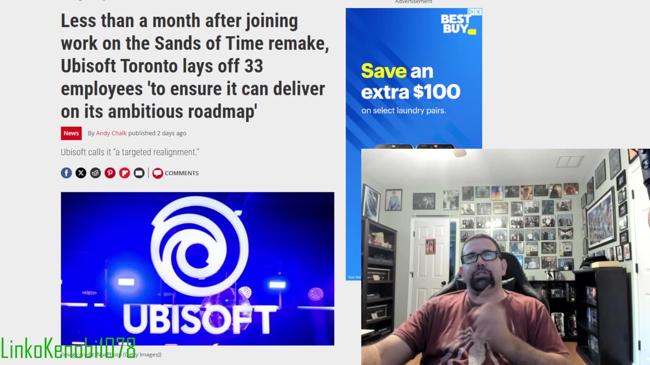 Ubisoft Toronto working on remaking sands of time but also laying off employees as well