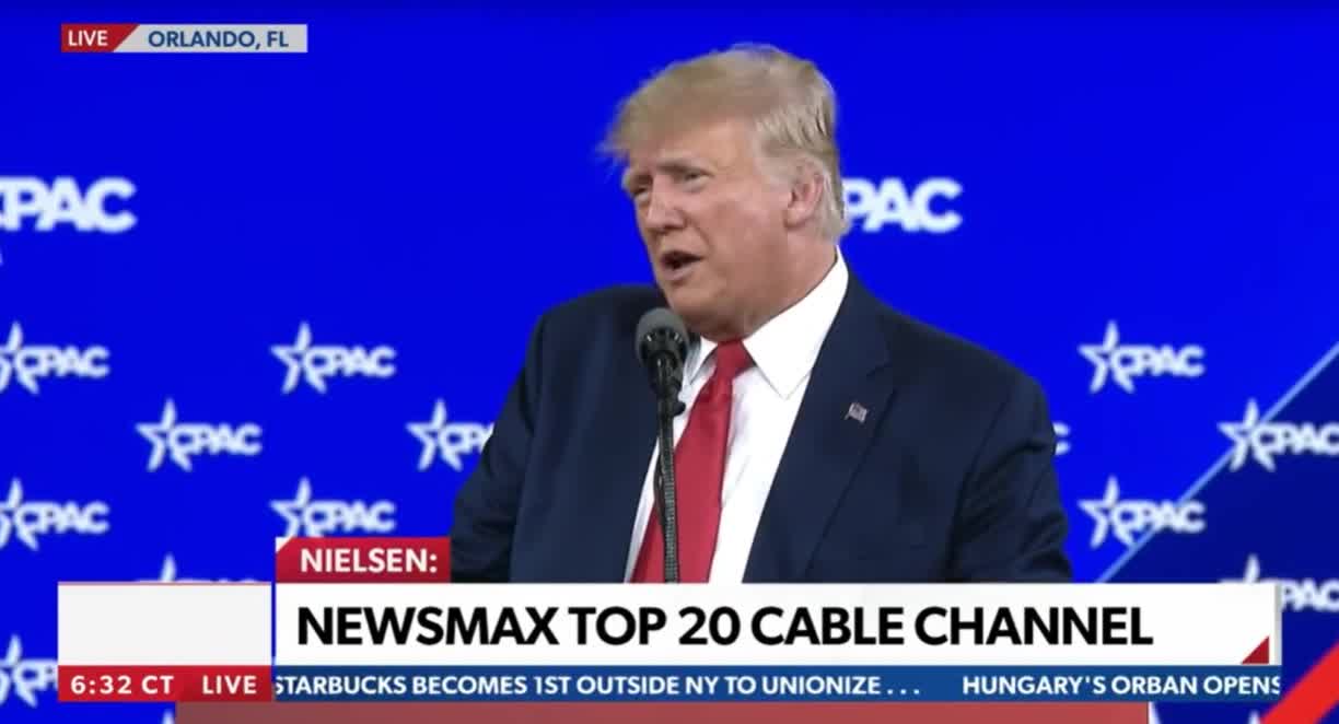 TRUMP at CPAC Calls Russian Invasion an Outrage and an Atrocity