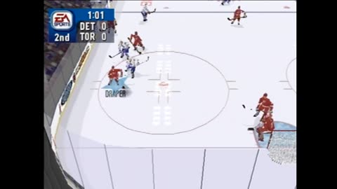 NHL2000 (Ps1) Detroit Red Wings vs Toronto Maple Leafs Part2