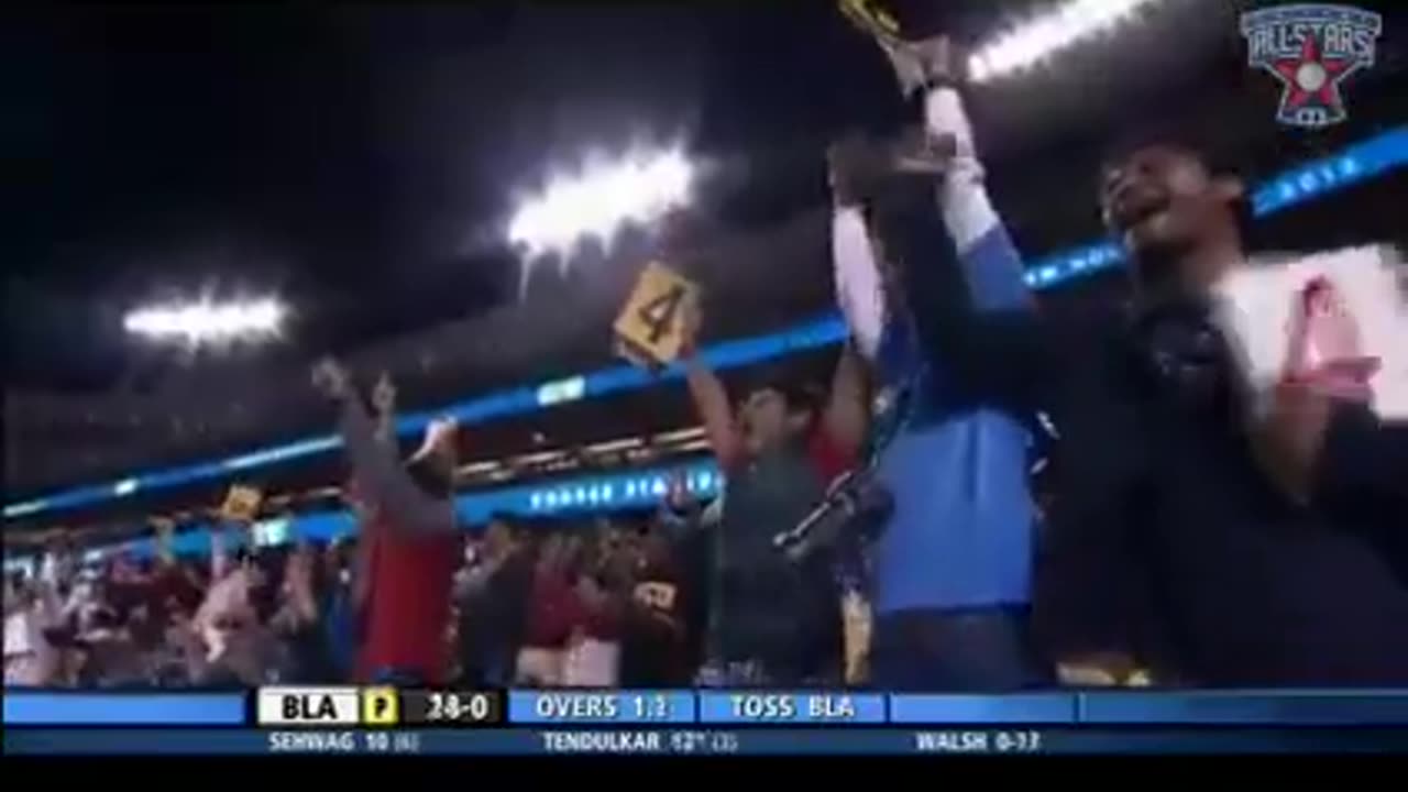 Sachin Tendulkar Plays the Best Shot of Cricket All Stars 2015