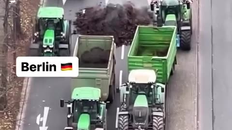 German Farmers Protest in Berlin