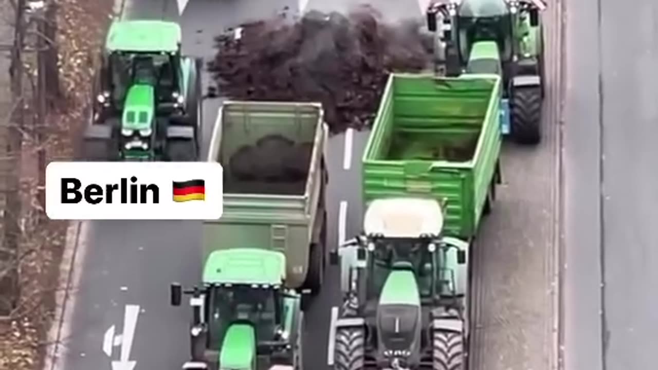 German Farmers Protest in Berlin