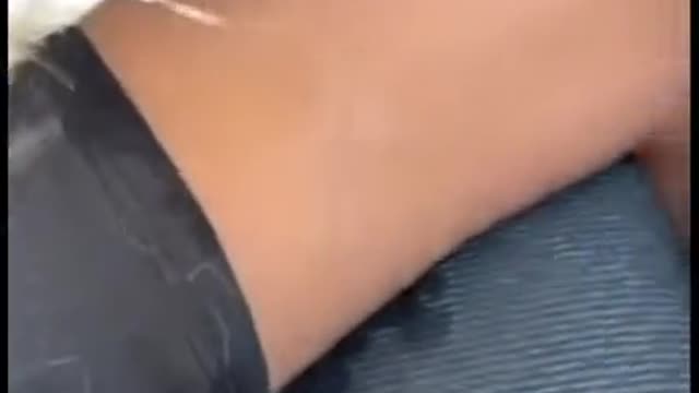 Dog Peeing on boy in car