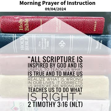 Morning Prayer of Instruction #youtubeshorts #grace #jesus #mercy #faith #fyp #blessed #love #trust